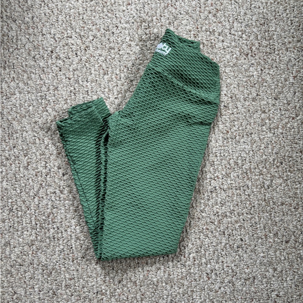 BOOTY BY BRABANTS Croco Skin Evergreen Leggings